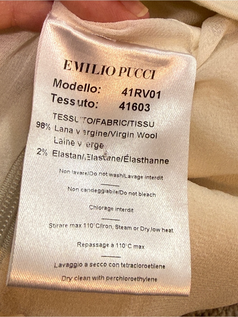 EMILIO PUCCI | Ivory Virgin Wool Draped Ruffle Mini Skirt | IT 40 / US 6 - Picture 15 of 16